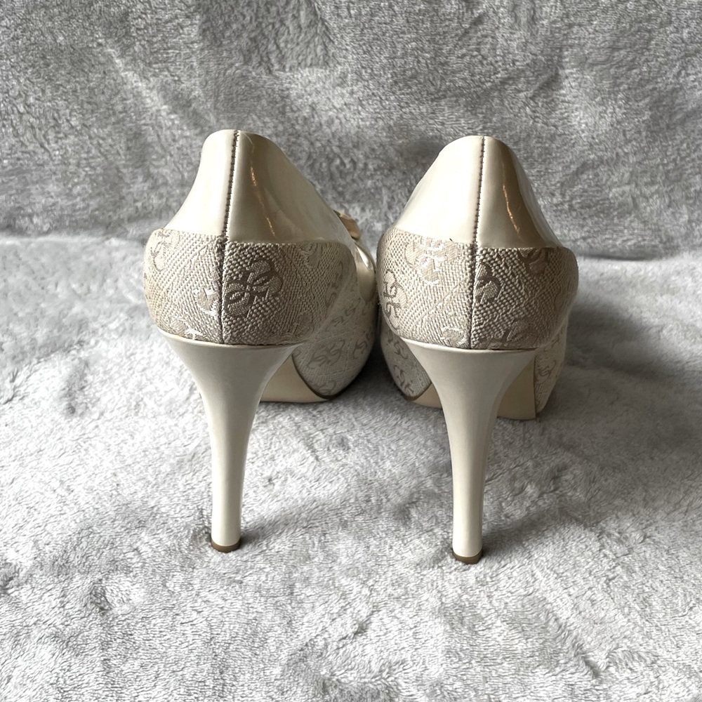 GUESS Peep-toe Platform Stilettos Size 5.5 - Picture 3 of 8